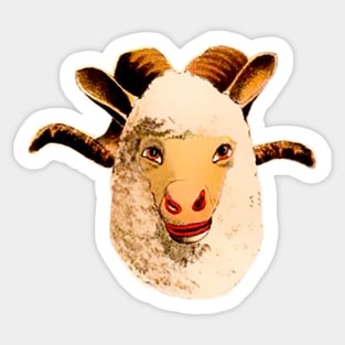 sheep mask Sticker